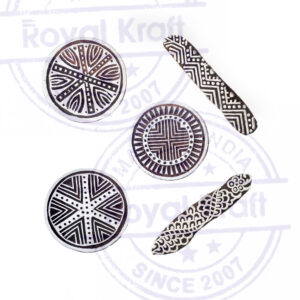 Round Wooden Stamps - Set