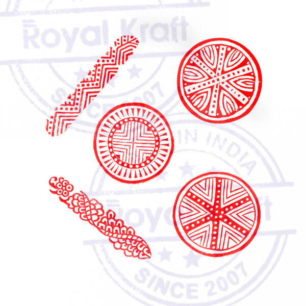 Round Wooden Stamps - Set