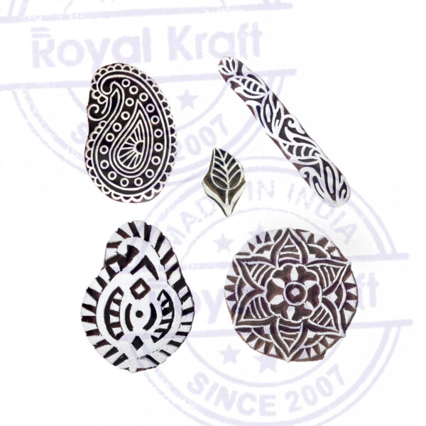 Paisley Wooden Stamps - Set