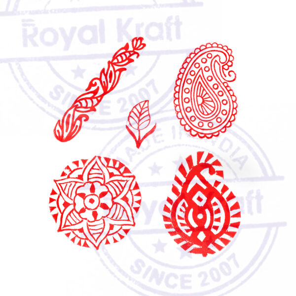 Paisley Wooden Stamps - Set