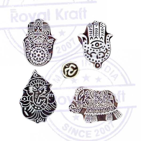 Religious Wooden Stamps - Set