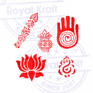 Religious Wooden Stamps - Set