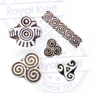 Round Wooden Stamps - Set