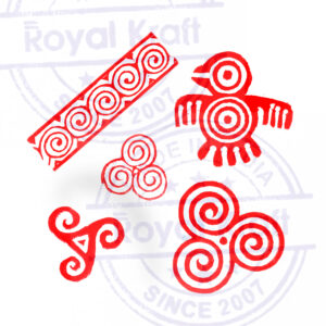 Round Wooden Stamps - Set