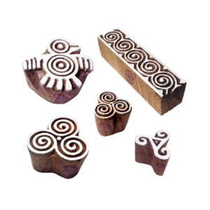Round Wooden Stamps - Set