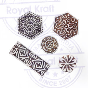 Round Wooden Stamps - Set