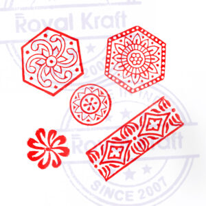 Round Wooden Stamps - Set