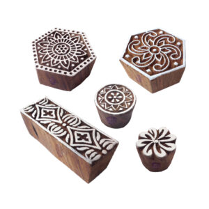Round Wooden Stamps - Set