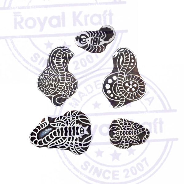 Animal Wooden Stamps - Set