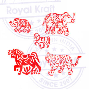 Animal Wooden Stamps - Set