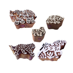 Animal Wooden Stamps - Set