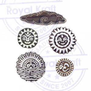 Round Wooden Stamps - Set