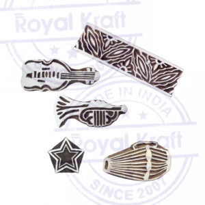 Musical Wooden Stamps - Set