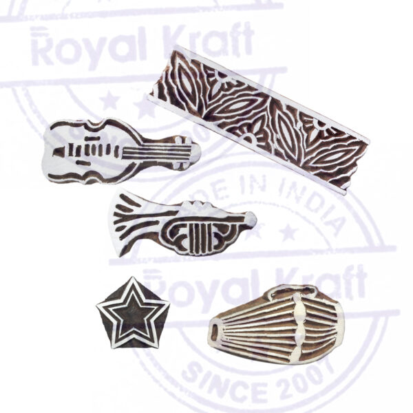 Musical Wooden Stamps - Set