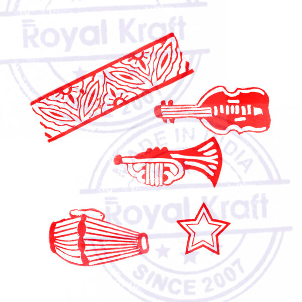 Musical Wooden Stamps - Set
