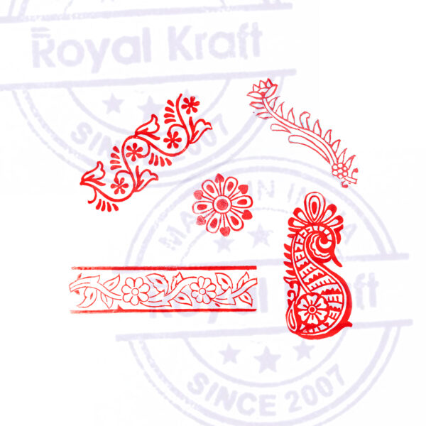 Border Wooden Stamps - Set
