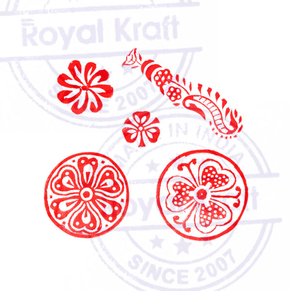 Round Wooden Stamps - Set