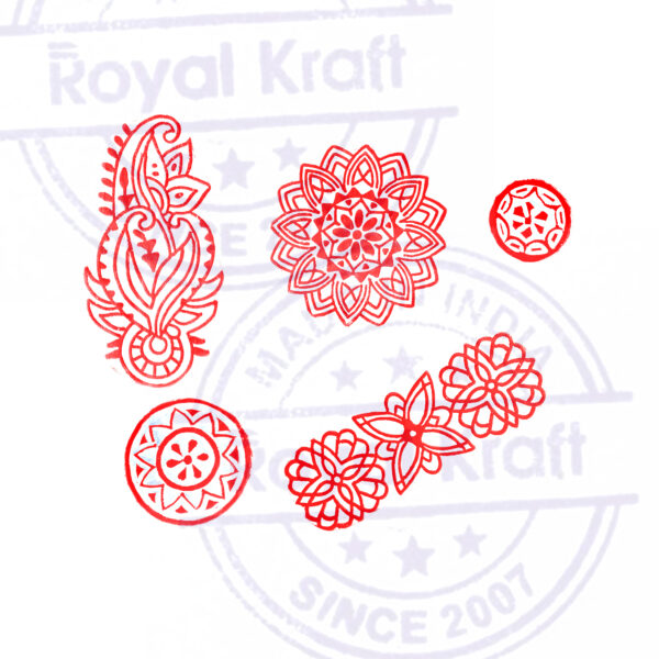 Round Wooden Stamps - Set