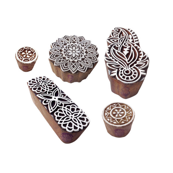Round Wooden Stamps - Set