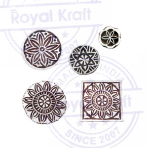 Round Wooden Stamps - Set