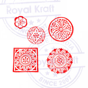 Round Wooden Stamps - Set