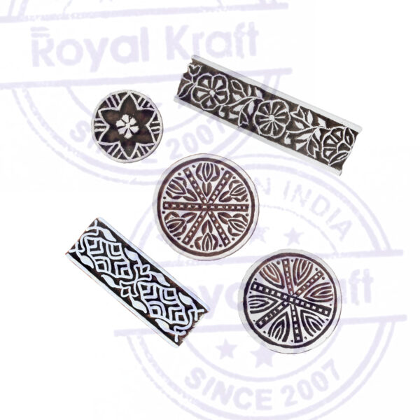 Round Wooden Stamps - Set