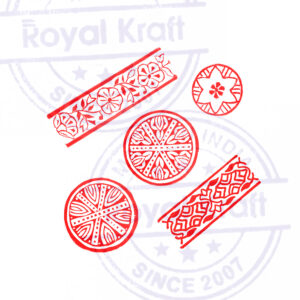 Round Wooden Stamps - Set