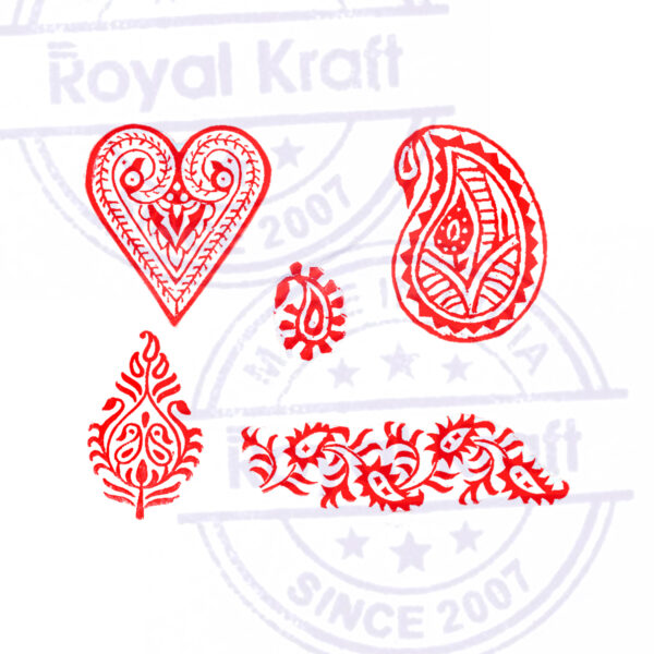 Paisley Wooden Stamps - Set