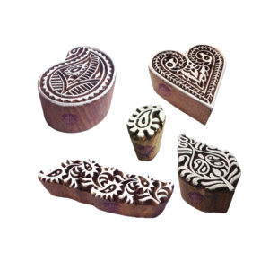 Paisley Wooden Stamps - Set