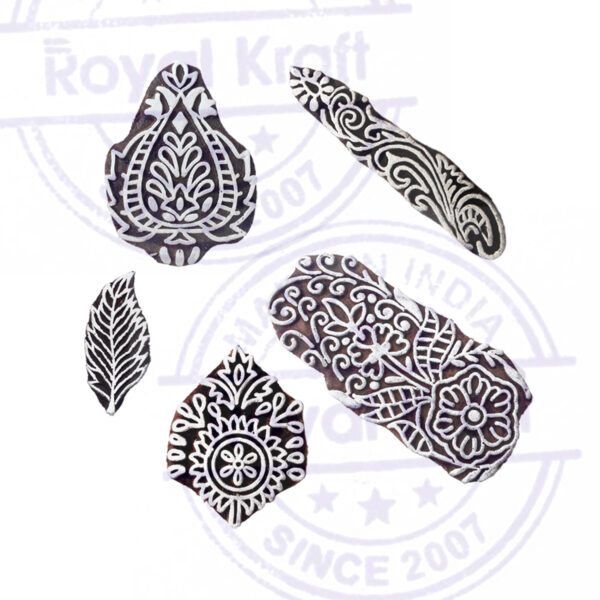 Assorted Wooden Stamps - Set
