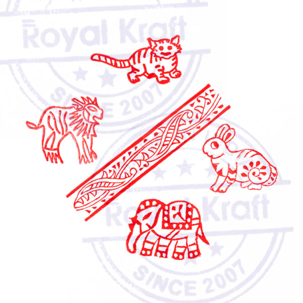 Animal Wooden Stamps - Set