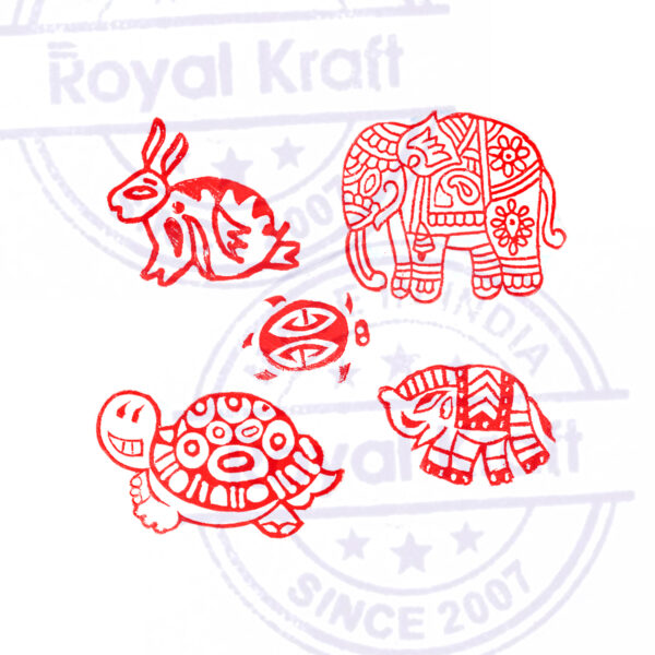 Animal Wooden Stamps - Set