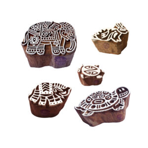 Animal Wooden Stamps - Set