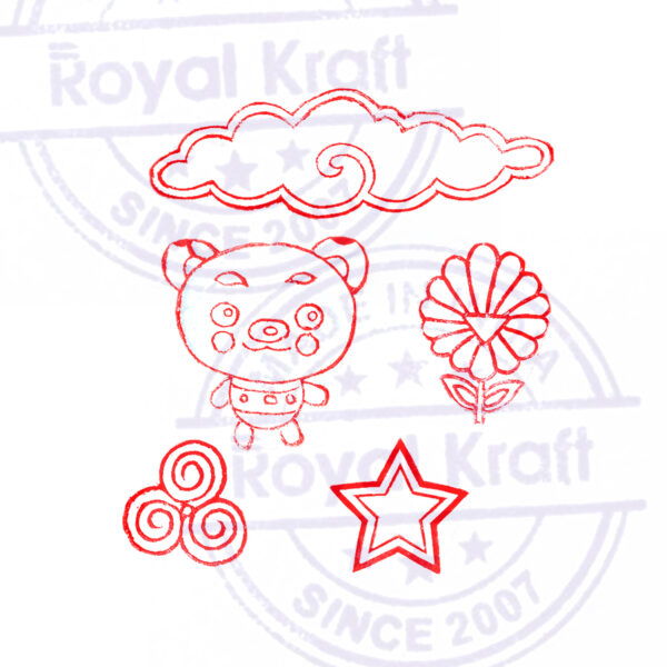 Assorted Wooden Stamps - Set