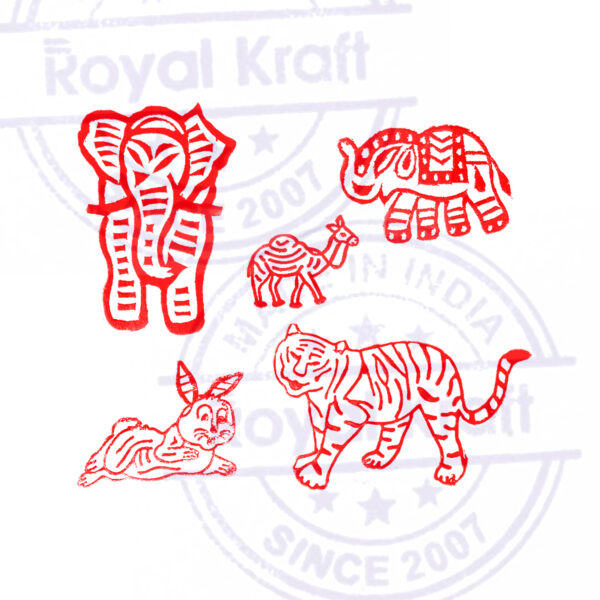 Animal Wooden Stamps - Set