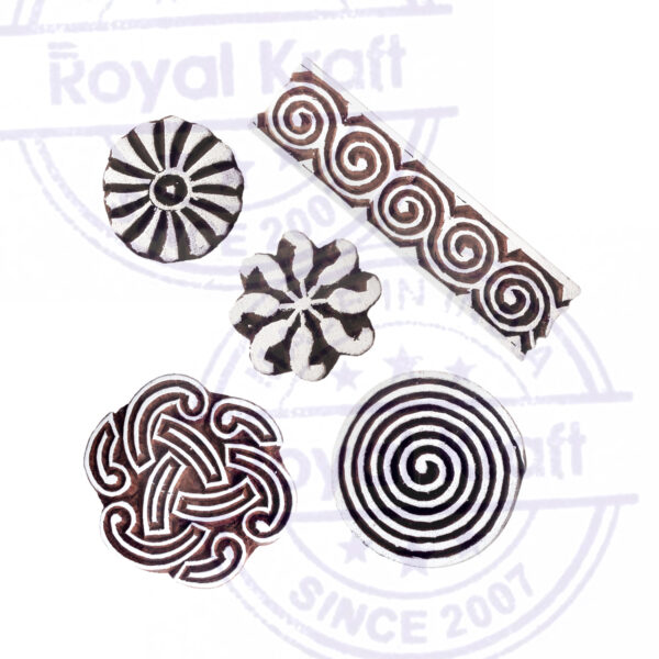 Round Wooden Stamps - Set