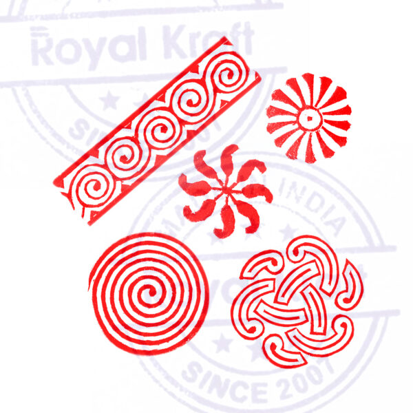 Round Wooden Stamps - Set