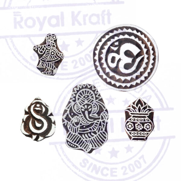 Religious Wooden Stamps - Set