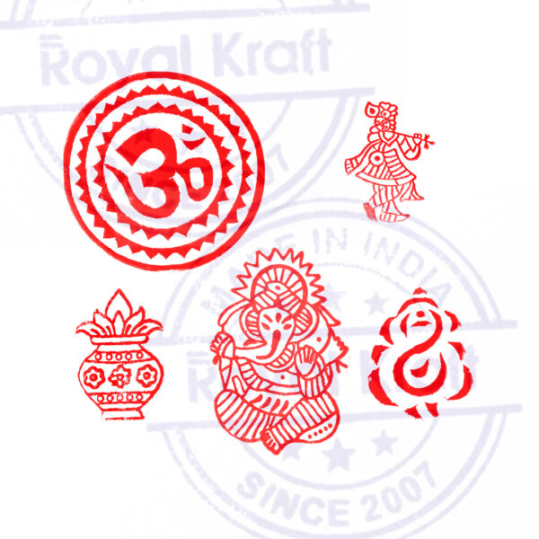 Religious Wooden Stamps - Set