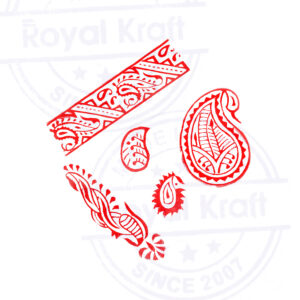 Paisley Wooden Stamps - Set