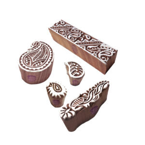 Paisley Wooden Stamps - Set