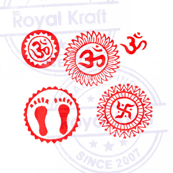 Religious Wooden Stamps - Set