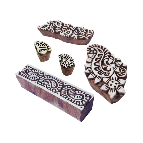 Paisley Wooden Stamps - Set
