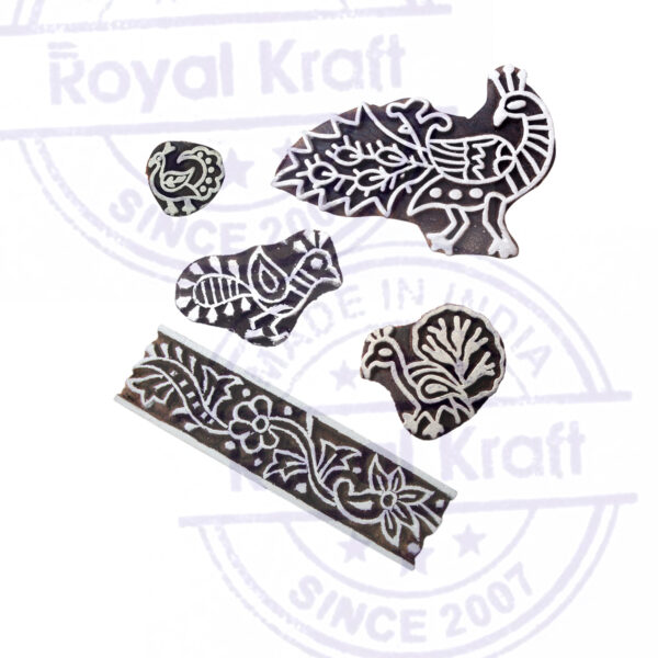 Animal Wooden Stamps - Set