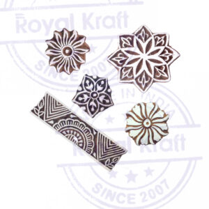 Round Wooden Stamps - Set