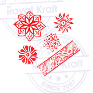 Round Wooden Stamps - Set