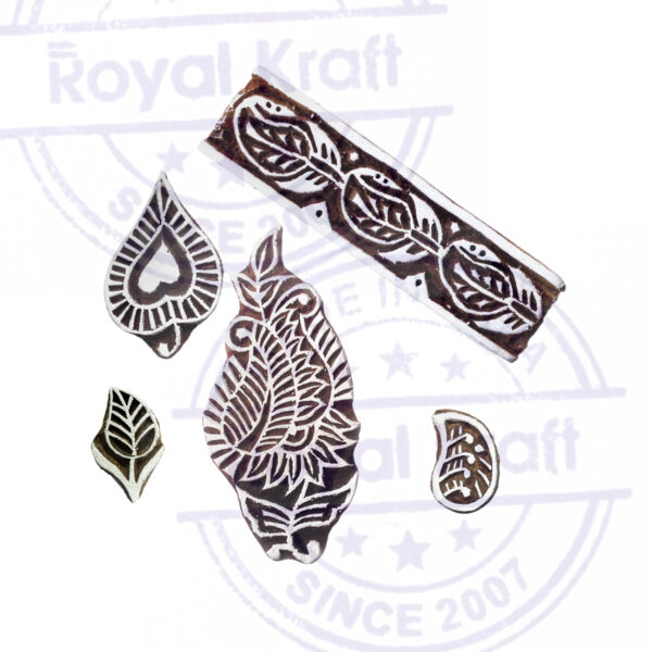 Paisley Wooden Stamps - Set