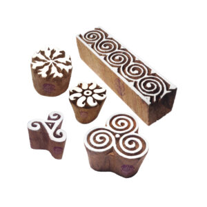 Round Wooden Stamps - Set