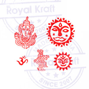 Religious Wooden Stamps - Set