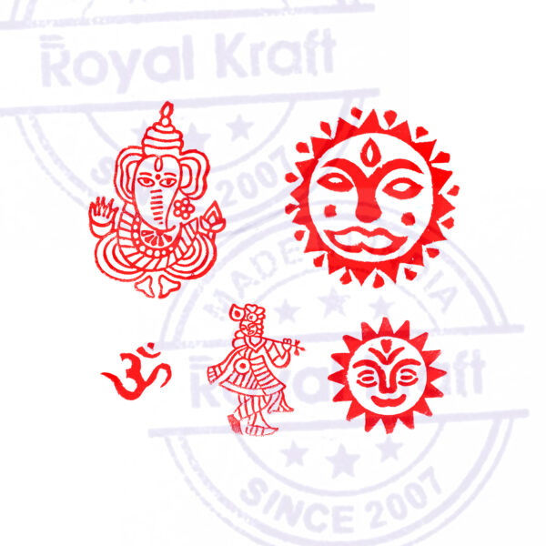 Religious Wooden Stamps - Set